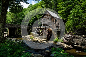 Glade Creek Grist Mill Babcock State Park West Virginia