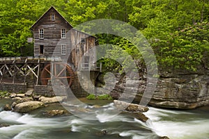 Glade Creek Grist Mill in West Virginia, USA