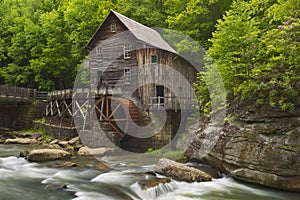 Glade Creek Grist Mill in West Virginia, USA