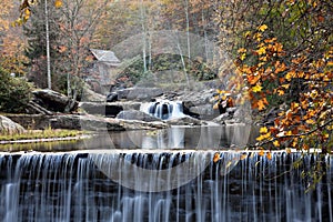 Glade Creek Gristmill in autumn