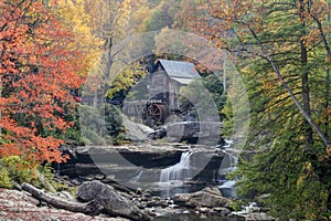 Glade Creek Gristmill in Autumn photo