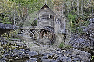 Glades Grist Mill in West Virginia along the parkway.