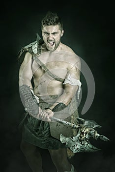 Gladiator/Barbarian warrior photo