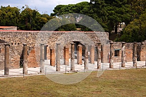 The Gladiators Palestra in Pompeii