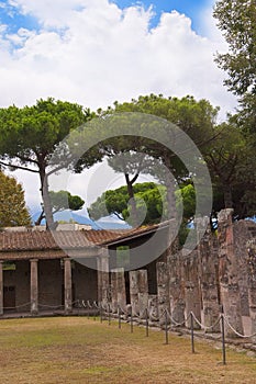 The Gladiators Palestra in Pompeii photo