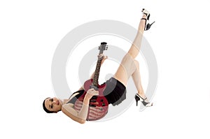 Glam Rock Pinup Girl