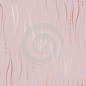 Glam seamless pattern. Pink marble. Rose gold effect prints. Beauty soft background. Repeated patterns roses golden. Elegant textu