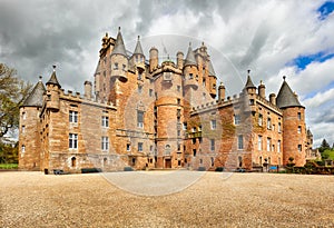 Glamis castle in scotland, UK photo