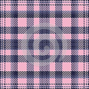 Glamor texture plaid pattern, eps seamless background vector. Choose tartan check fabric textile in light and blue colors