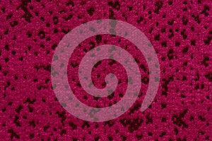 Glamour contrast pink fabric background. Red fabric texture.