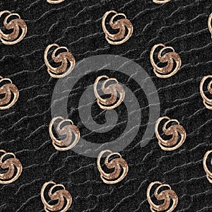 Glamour Marble texture, seamless pattern design with golden abstract elements, black marbling, sand surface, modern