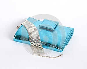 Glamour wallet with bracelet