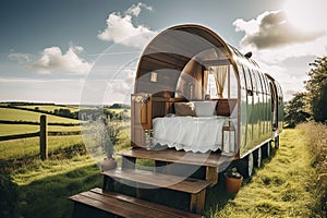 glamping. luxury glamorous camping. glamping in the beautiful countryside