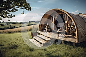 glamping. luxury glamorous camping. glamping in the beautiful countryside