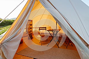 Glamping on the Pacific coast photo