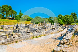 Glanum archaeological park near Saint Remy de Provence in France