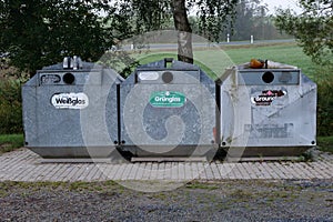 Glas Container in Germany