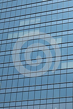 Glas facade of a business building