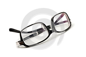 Glases black isolated