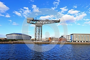 Glasgo with the River Clyde