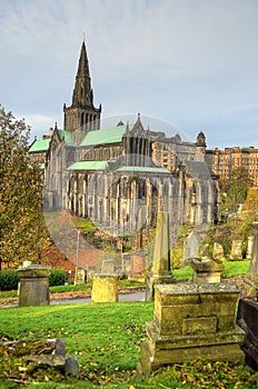 Glasgow cathedral aka High Kirk of Glasgow or St Kentigern or St Mungo