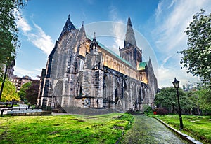 Glasgow Cathedral also called the High Kirk of Glasgow or St Kentigern\'s or St Mungo