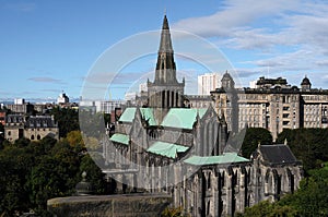 Glasgow Cathedral and Royal Infirmary. photo