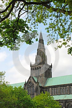 Glasgow Cathedral in through the Trees