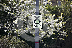 Glasgow, Lanarkshire. Scotland, UK. June 12th 2021: Scottish nationalist party demonstration for independence and