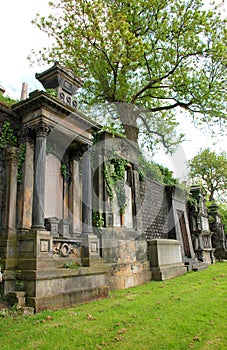 Glasgow Necropolis Gravestones in Scotland