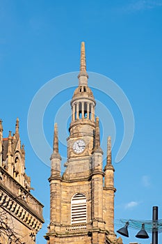 Looking Up To The Clock Tower, St Georges Tron Church Glasgow