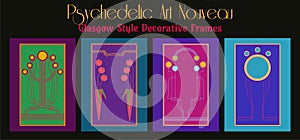 Glasgow Style Decorative Ornament Set