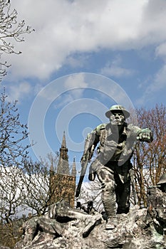 Glasgow, The War Memorial at Kelvingrove