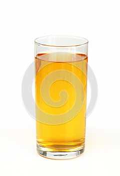 Glass of apple juice