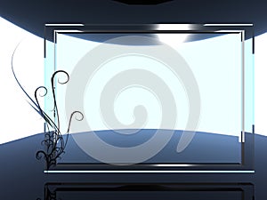glass background