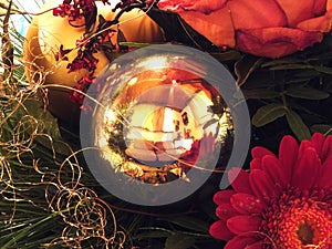 Glass Ball with reflection
