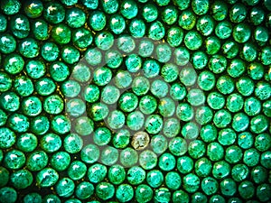 Glass balls background texture of glass balls