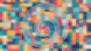 Glass Bar Retro 8 Bit Pattern Stylized Block Elements Bright Colors Tiled