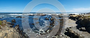 Glass beach panorama