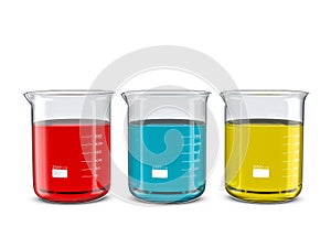 Glass beakers