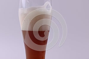 A glass of beer