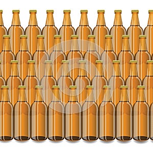 Glass Beer Brown Bottles
