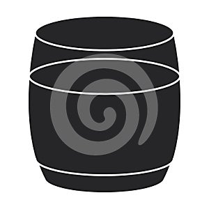 Glass of beet vector icon.Black vector icon isolated on white background glass of beet.