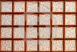 Glass block background.