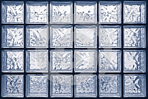 Glass block wall