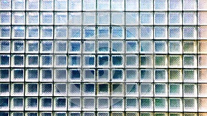 Glass block wall texture