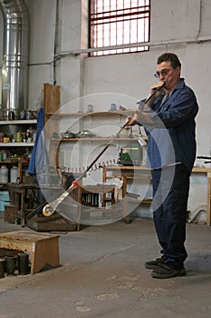 Glass blower