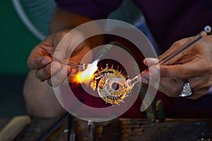 Glass blowing Art