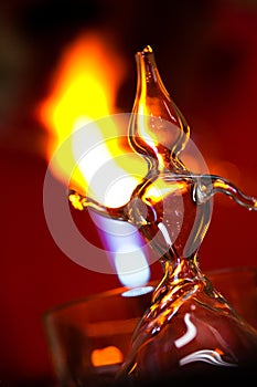 Glass Blowing Whirling Dervish photo