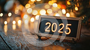 Glass Board with Text 2025